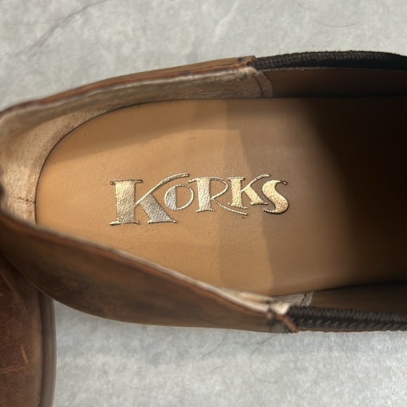 Kork Ease Korks Gertrude Slip On Shoes Womens 8 Leather Round Toe Short Bootie - Picture 2 of 13